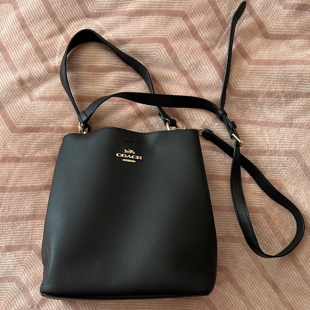 Coach Black Small Town Bucket Bag